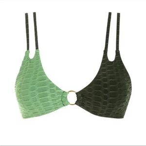 Two Tone O-Ring Bikini Top